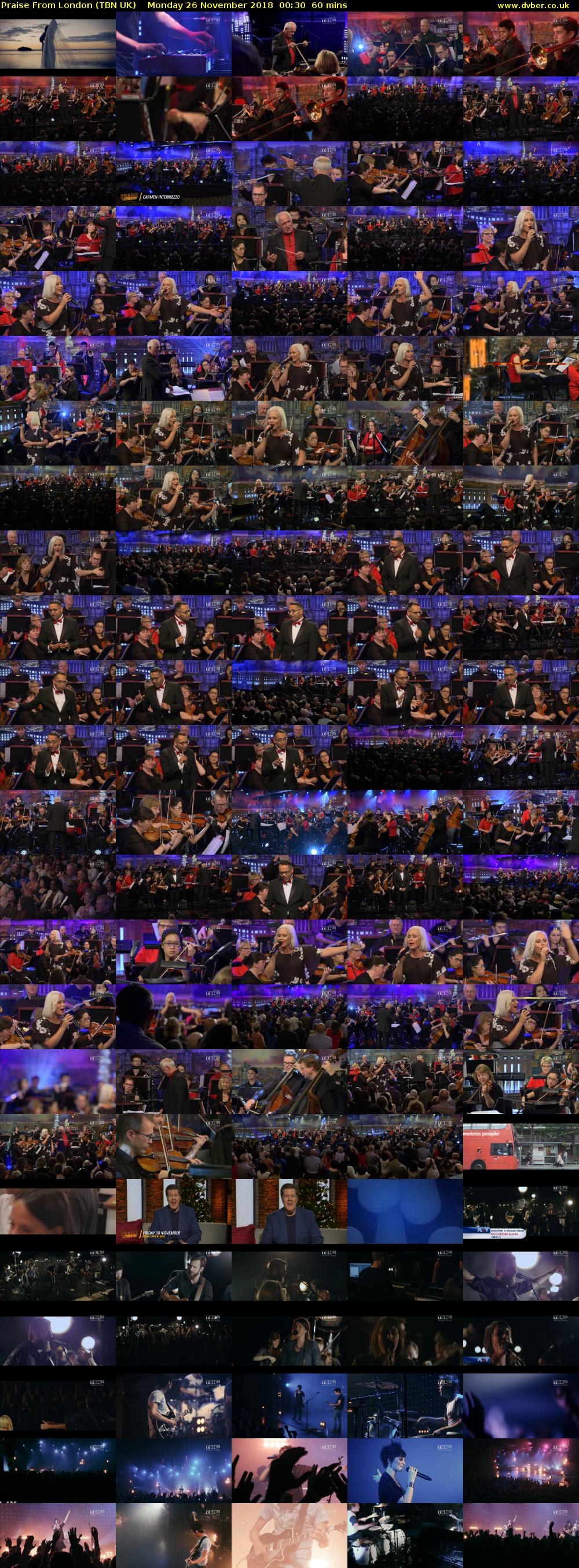Praise From London (TBN UK) Monday 26 November 2018 00:30 - 01:30