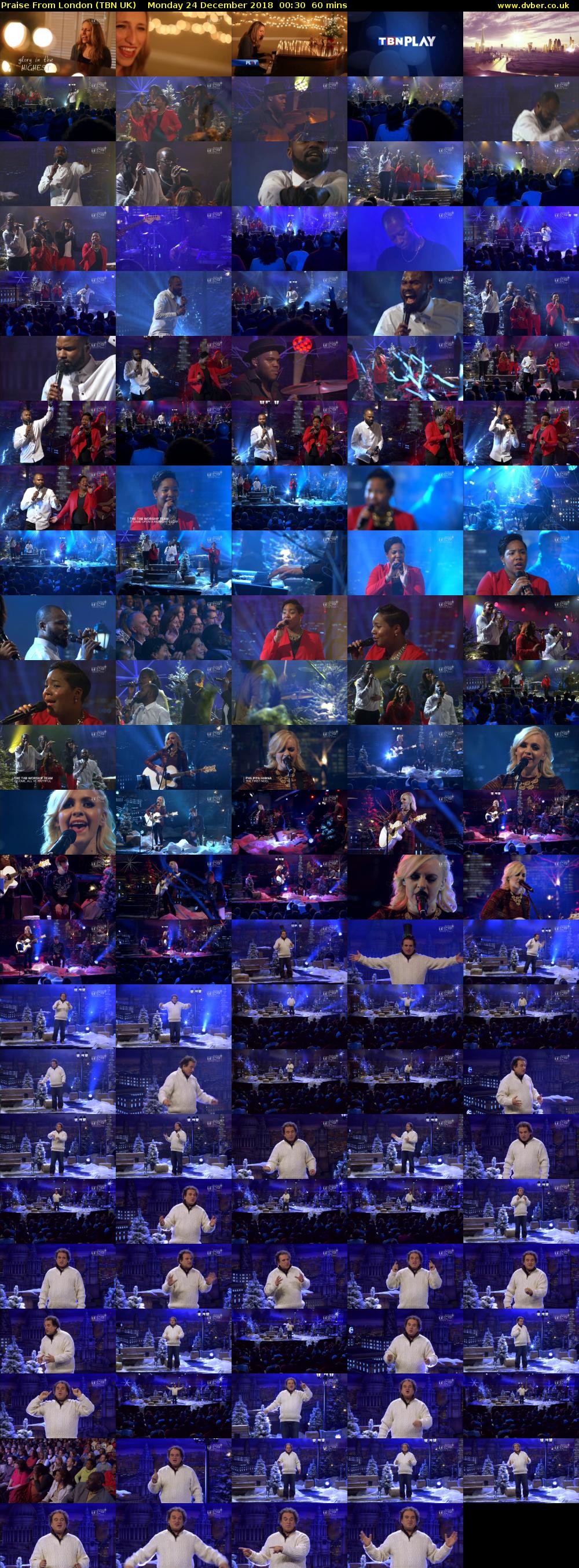 Praise From London (TBN UK) Monday 24 December 2018 00:30 - 01:30