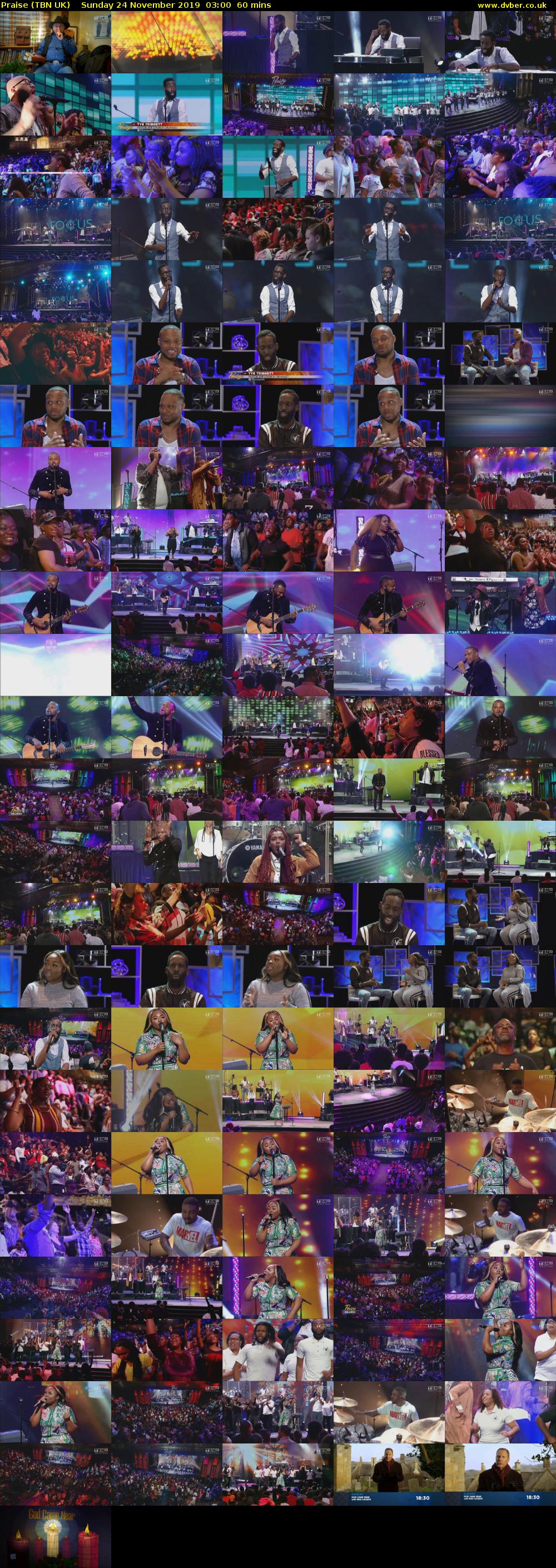 Praise (TBN UK) Sunday 24 November 2019 03:00 - 04:00