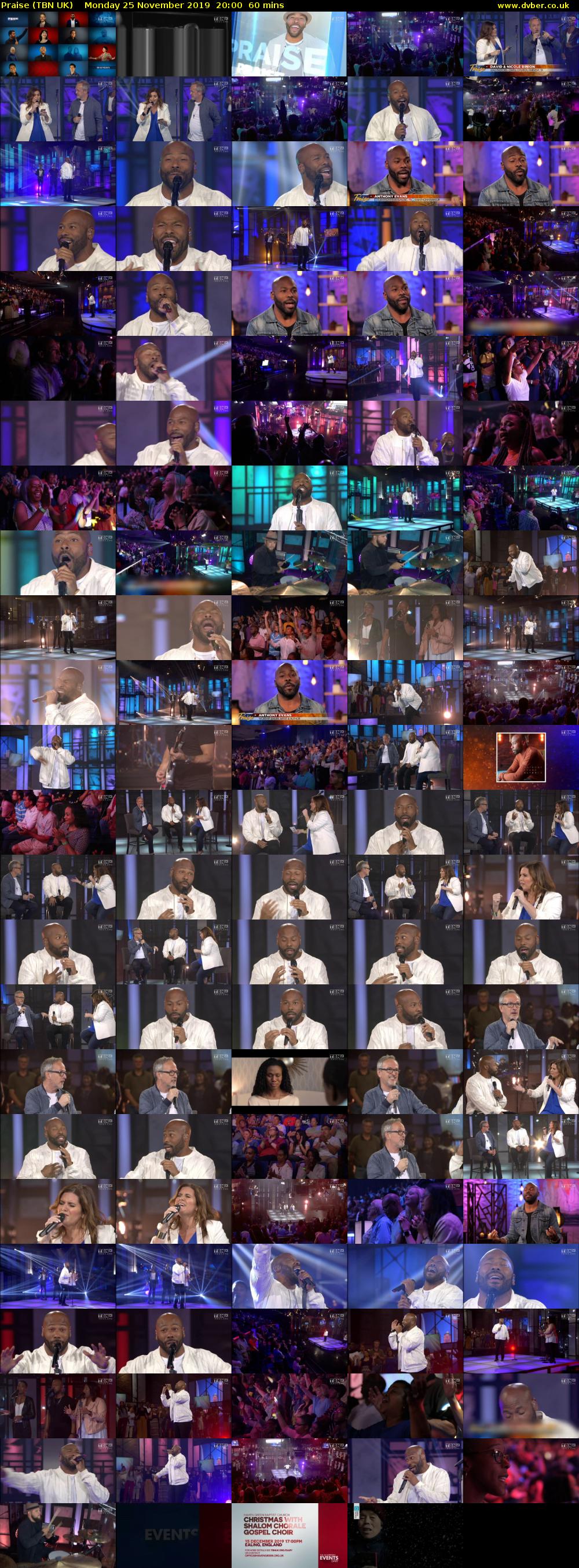 Praise (TBN UK) Monday 25 November 2019 20:00 - 21:00