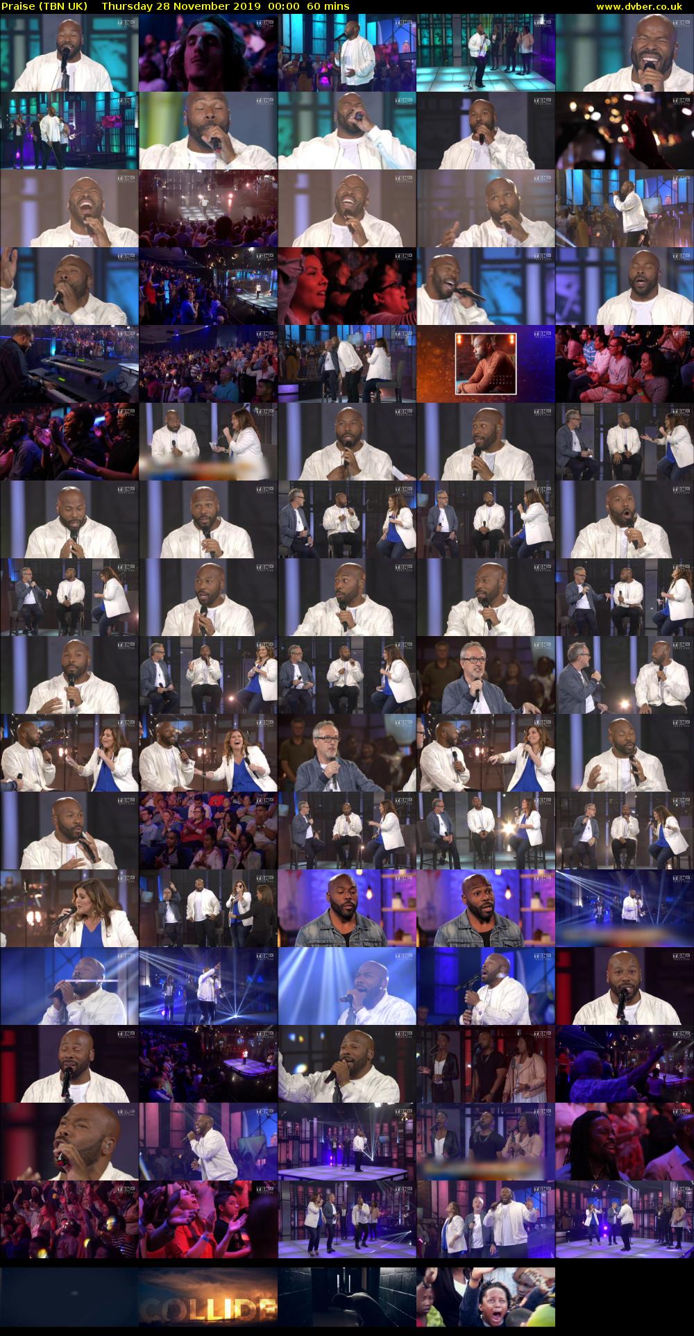 Praise (TBN UK) Thursday 28 November 2019 00:00 - 01:00