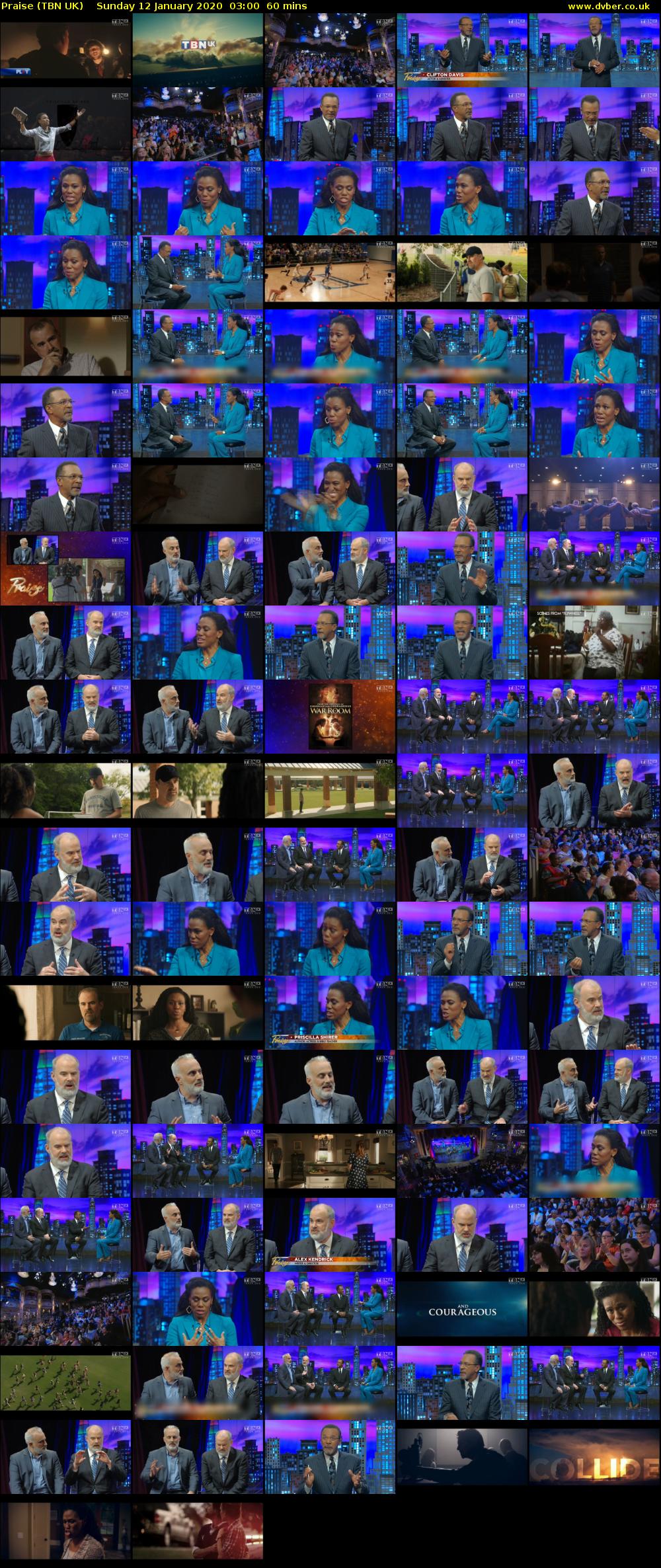 Praise (TBN UK) Sunday 12 January 2020 03:00 - 04:00