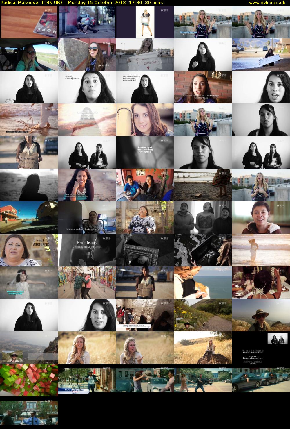 Radical Makeover (TBN UK) Monday 15 October 2018 17:30 - 18:00