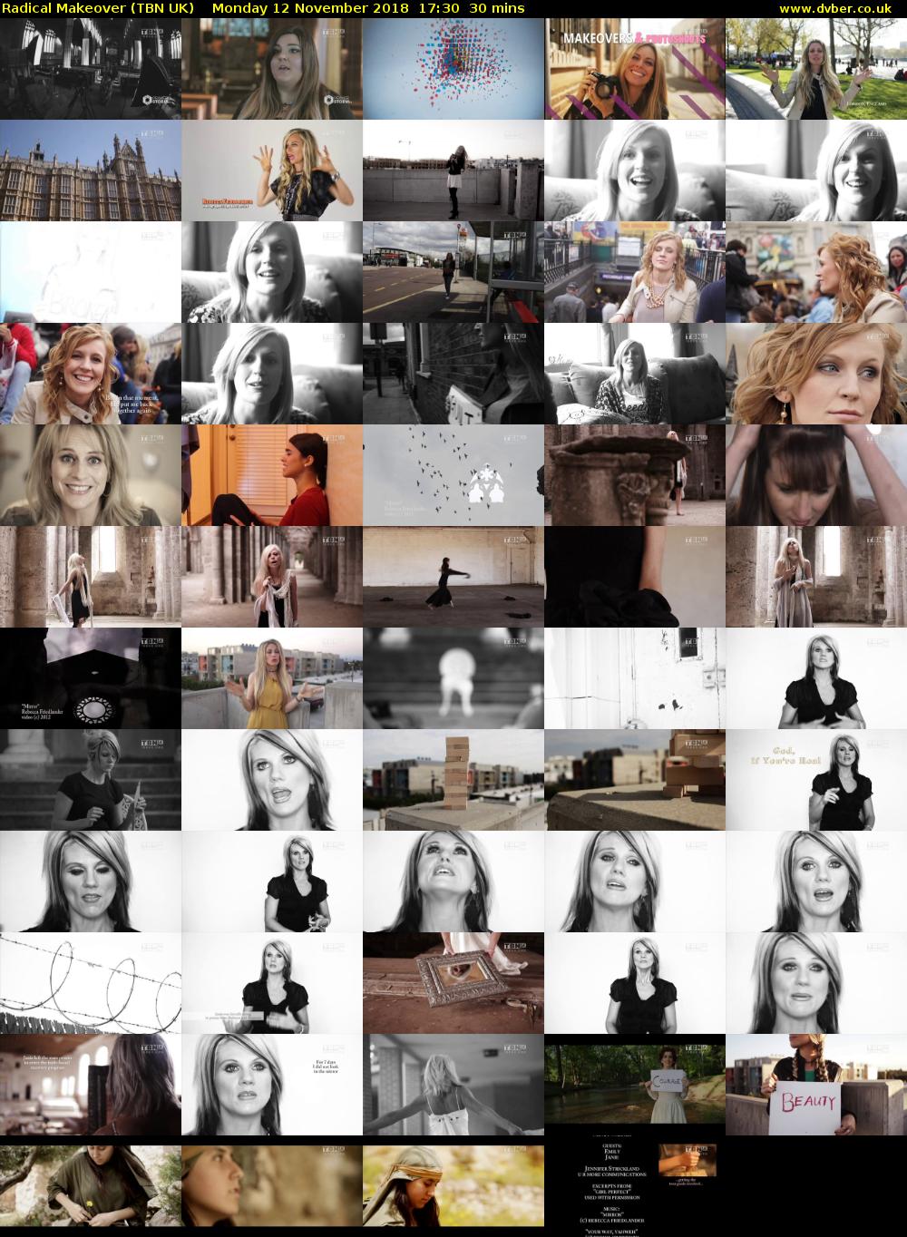 Radical Makeover (TBN UK) Monday 12 November 2018 17:30 - 18:00