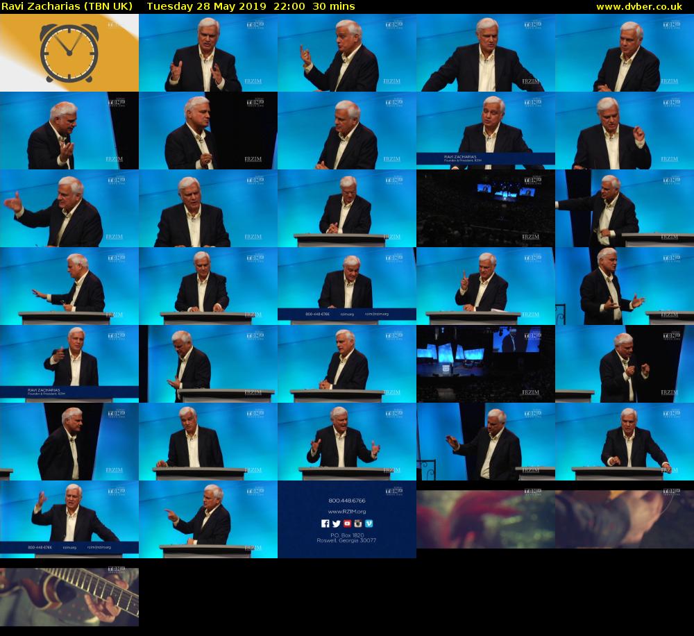 Ravi Zacharias (TBN UK) Tuesday 28 May 2019 22:00 - 22:30