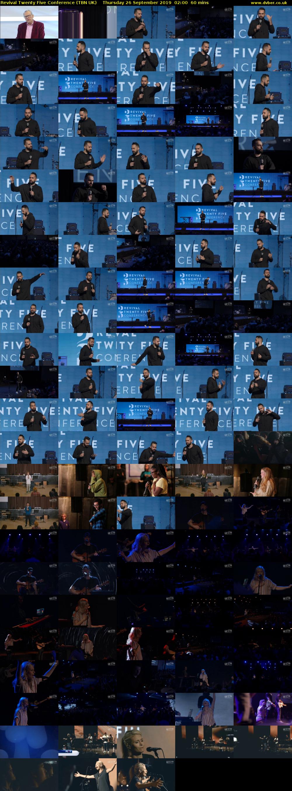 Revival Twenty Five Conference (TBN UK) Thursday 26 September 2019 02:00 - 03:00