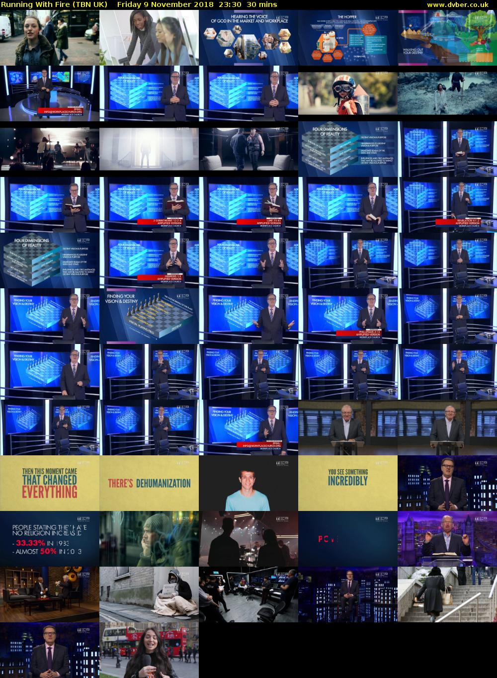 Running With Fire (TBN UK) Friday 9 November 2018 23:30 - 00:00