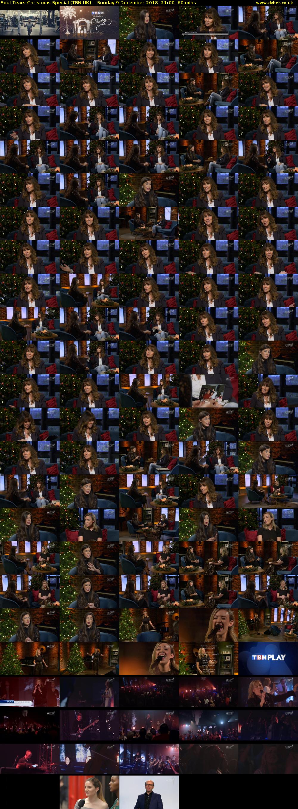 Soul Tears Christmas Special (TBN UK) Sunday 9 December 2018 21:00 - 22:00