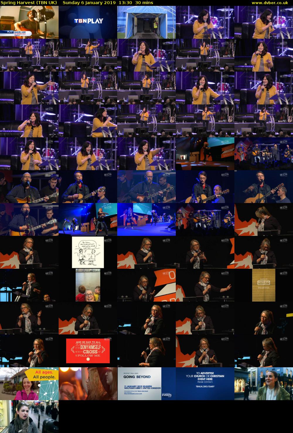 Spring Harvest (TBN UK) Sunday 6 January 2019 13:30 - 14:00