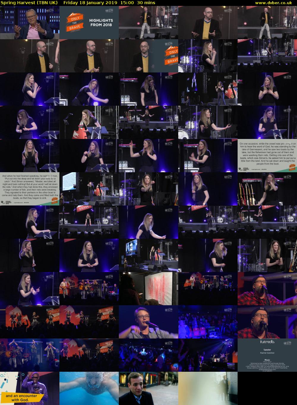 Spring Harvest (TBN UK) Friday 18 January 2019 15:00 - 15:30