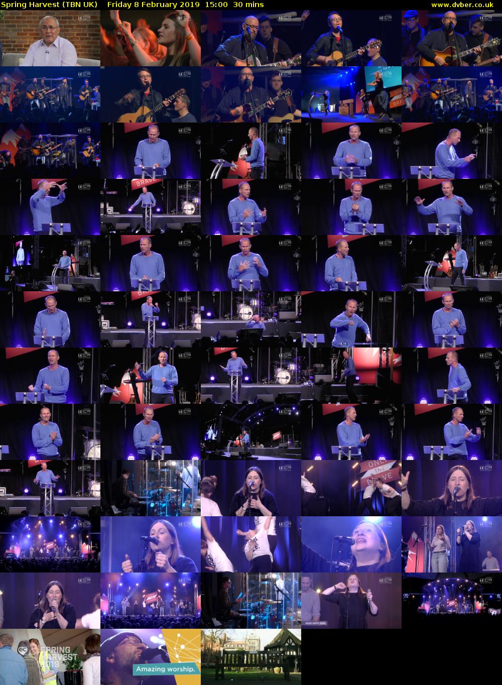 Spring Harvest (TBN UK) Friday 8 February 2019 15:00 - 15:30