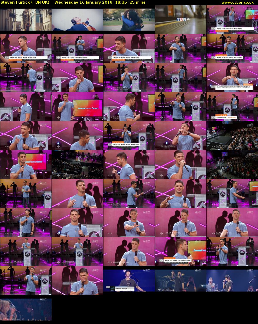 Steven Furtick (TBN UK) Wednesday 16 January 2019 18:35 - 19:00