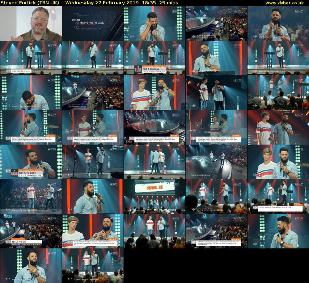 Steven Furtick (TBN UK) Wednesday 27 February 2019 18:35 - 19:00