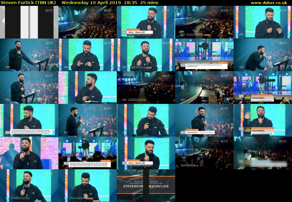 Steven Furtick (TBN UK) Wednesday 10 April 2019 18:35 - 19:00
