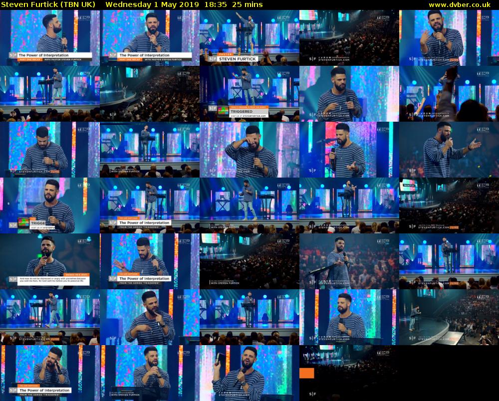 Steven Furtick (TBN UK) Wednesday 1 May 2019 18:35 - 19:00
