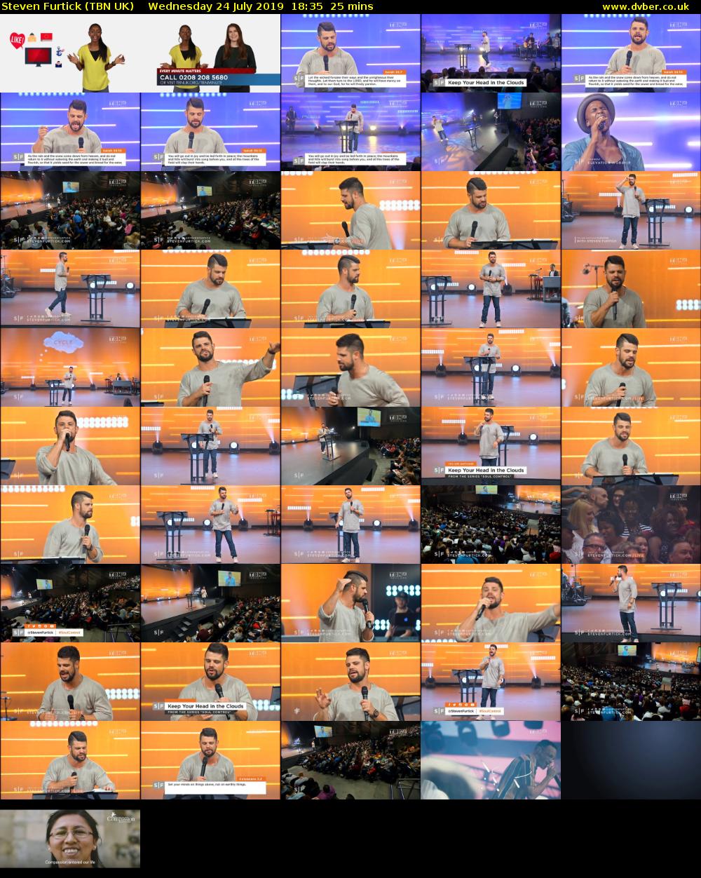 Steven Furtick (TBN UK) Wednesday 24 July 2019 18:35 - 19:00