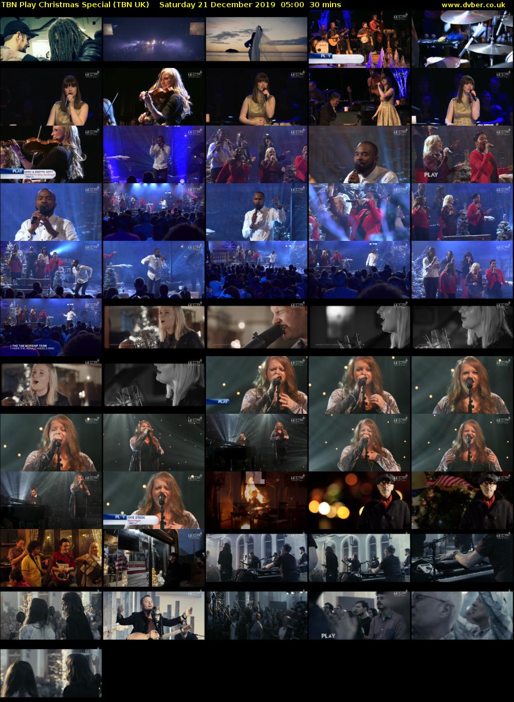 TBN Play Christmas Special (TBN UK) Saturday 21 December 2019 05:00 - 05:30