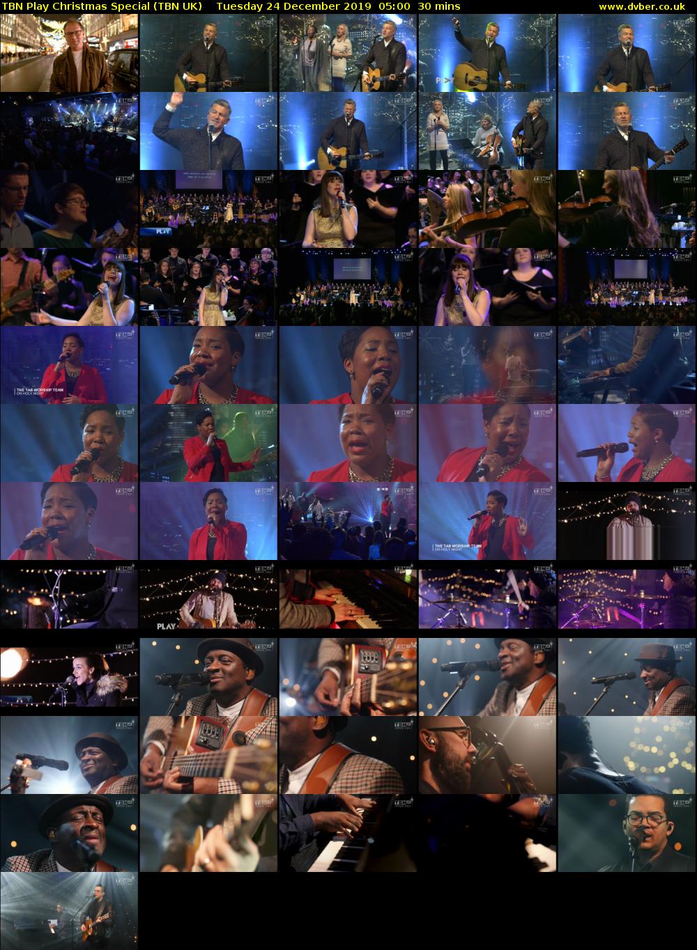 TBN Play Christmas Special (TBN UK) Tuesday 24 December 2019 05:00 - 05:30