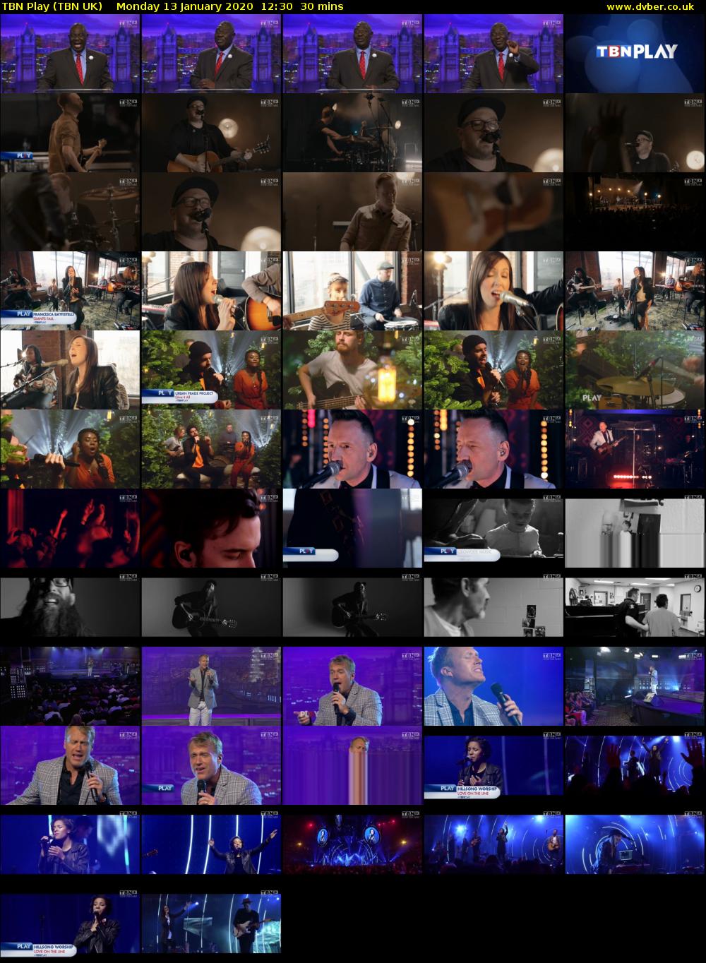 TBN Play (TBN UK) Monday 13 January 2020 12:30 - 13:00