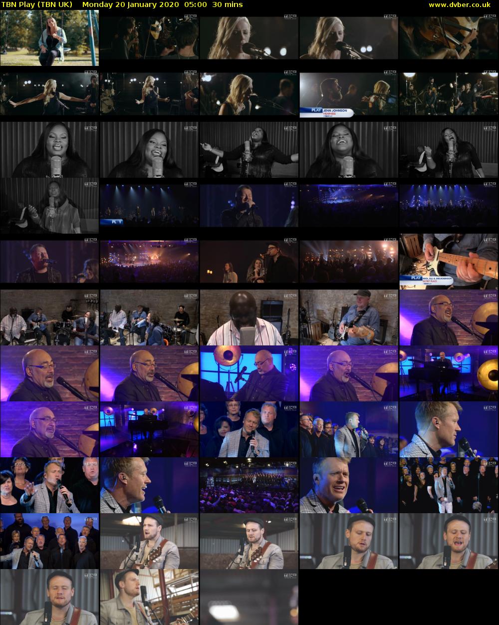 TBN Play (TBN UK) Monday 20 January 2020 05:00 - 05:30