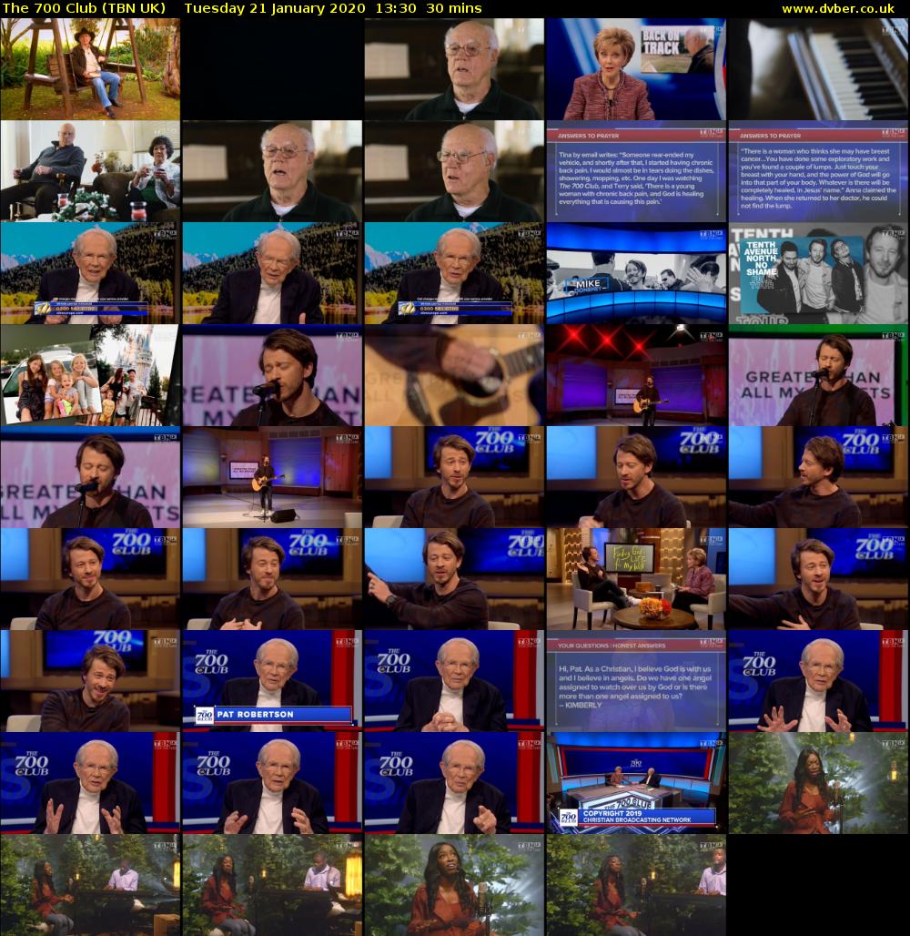 The 700 Club (TBN UK) Tuesday 21 January 2020 13:30 - 14:00