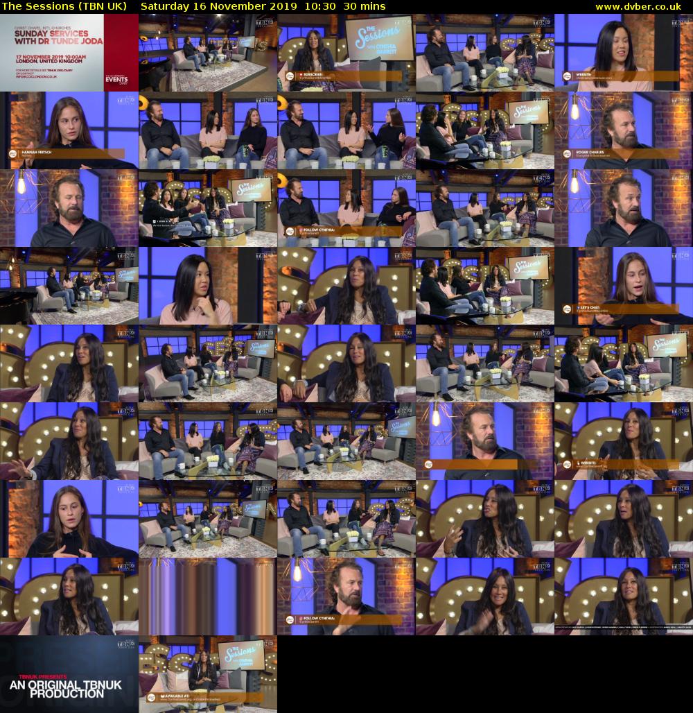 The Sessions (TBN UK) Saturday 16 November 2019 10:30 - 11:00