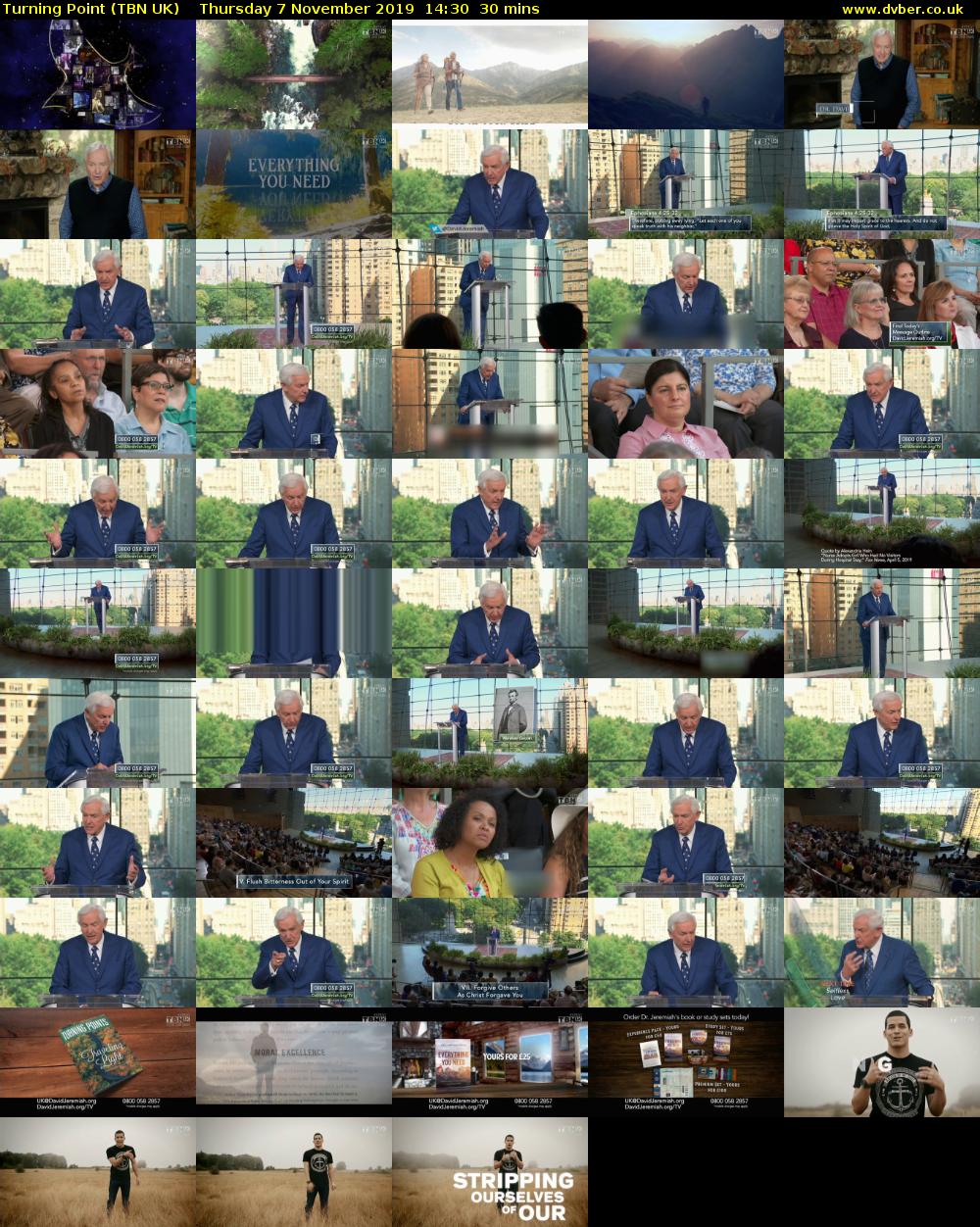 Turning Point (TBN UK) Thursday 7 November 2019 14:30 - 15:00