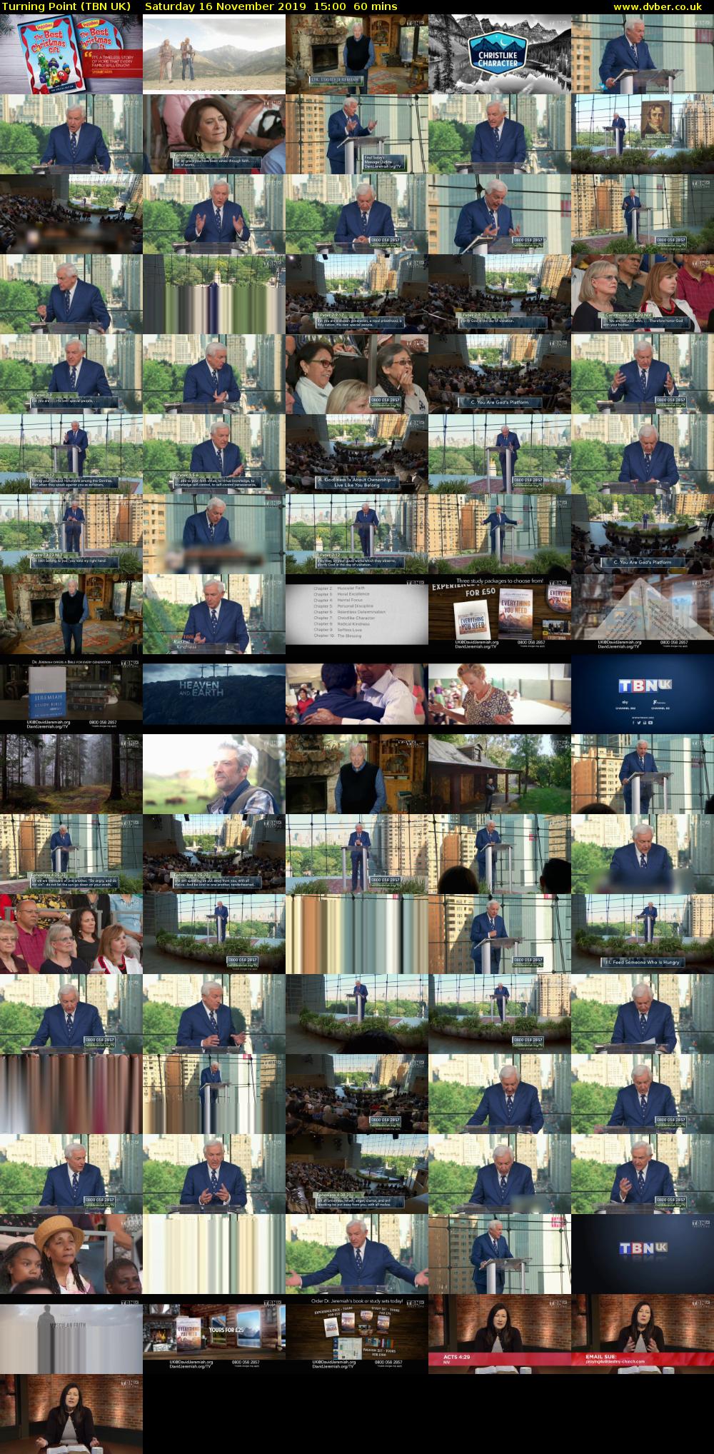 Turning Point (TBN UK) Saturday 16 November 2019 15:00 - 16:00