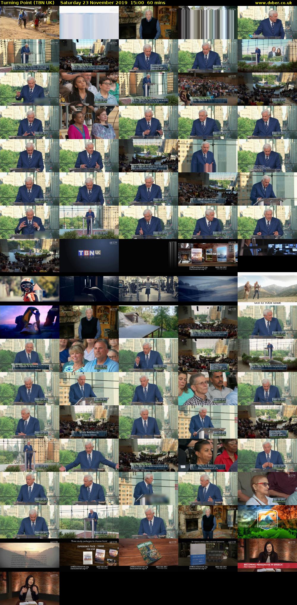 Turning Point (TBN UK) Saturday 23 November 2019 15:00 - 16:00