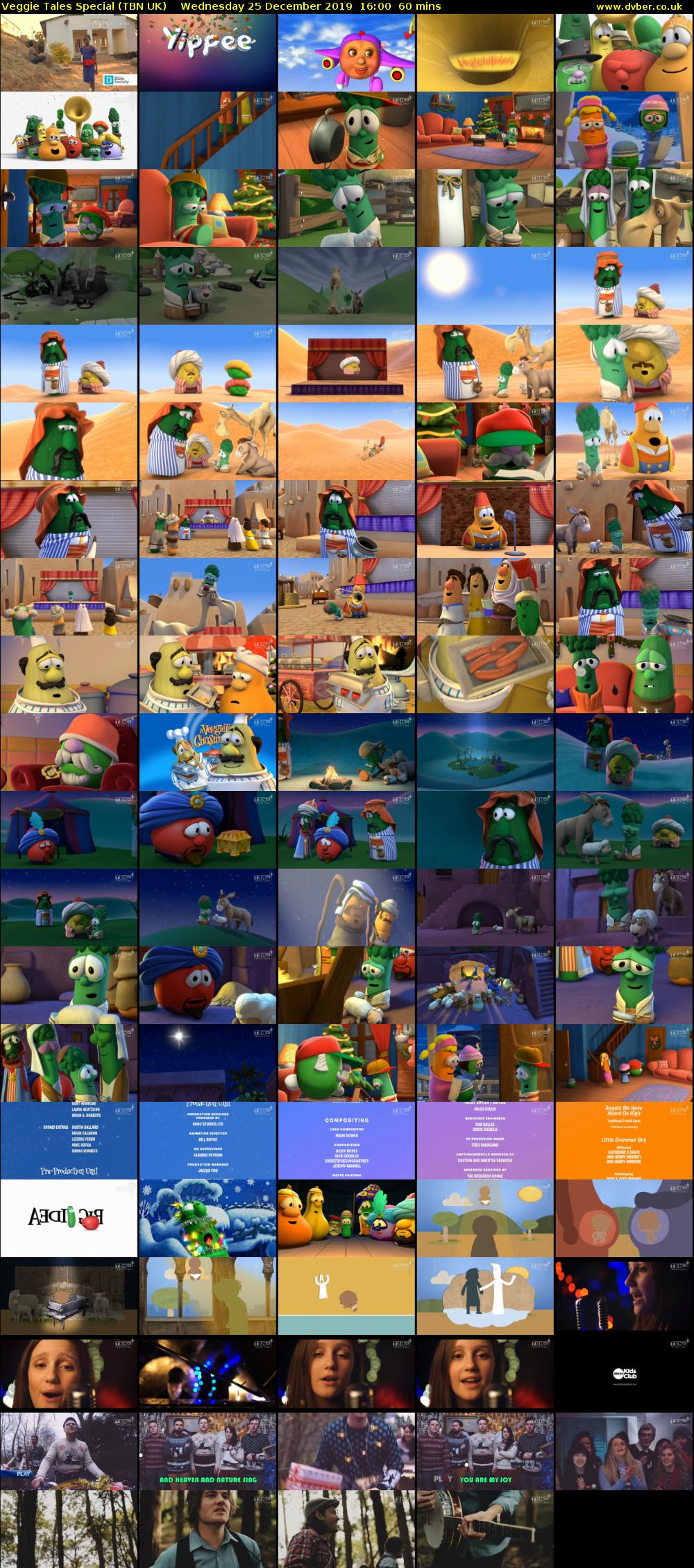 Veggie Tales Special (TBN UK) Wednesday 25 December 2019 16:00 - 17:00