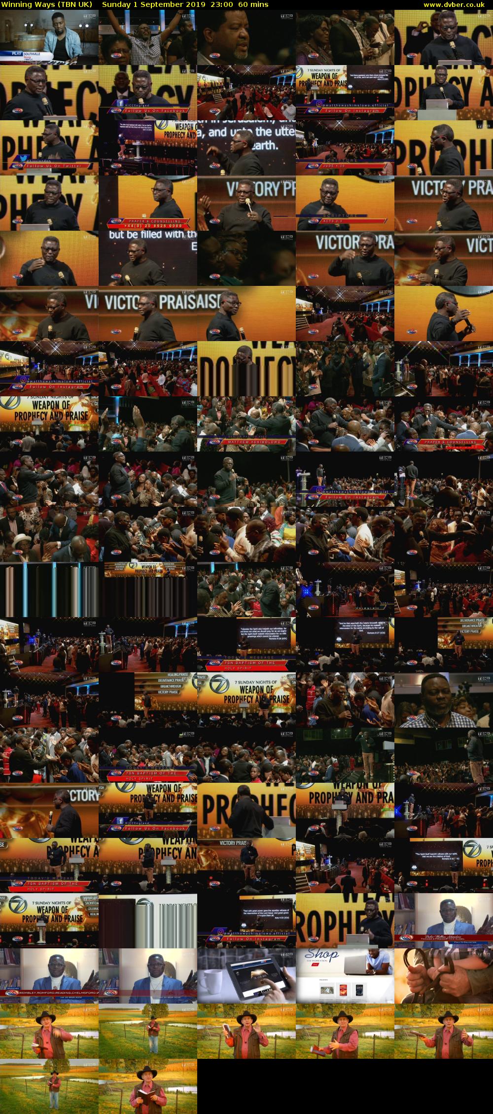Winning Ways (TBN UK) Sunday 1 September 2019 23:00 - 00:00