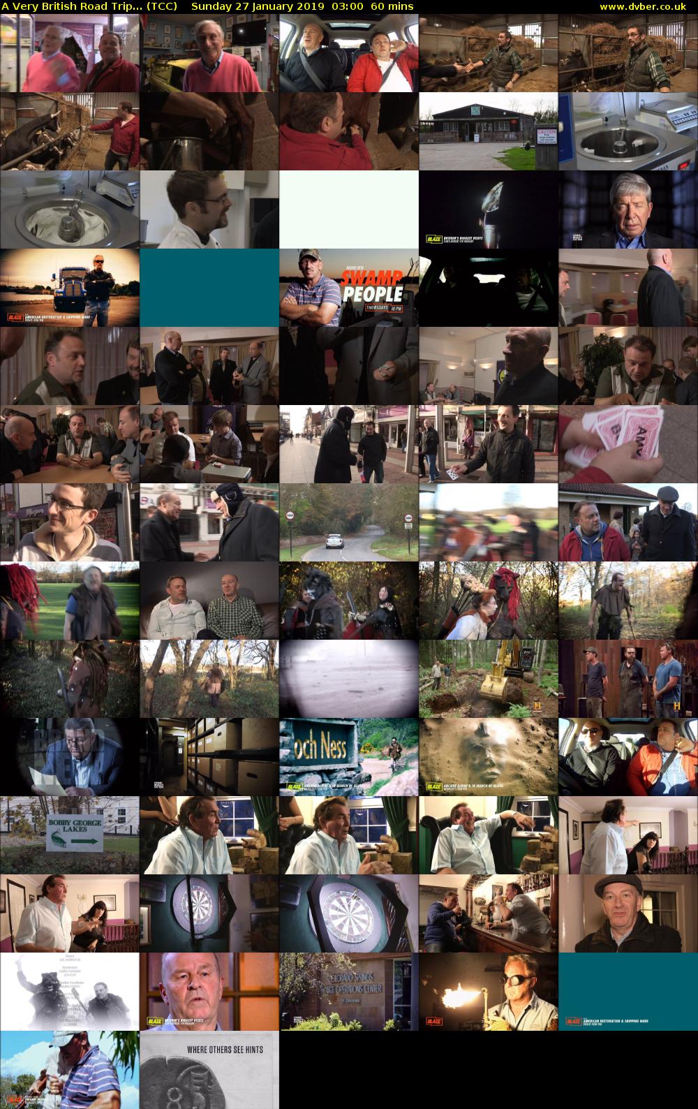 A Very British Road Trip... (TCC) Sunday 27 January 2019 03:00 - 04:00