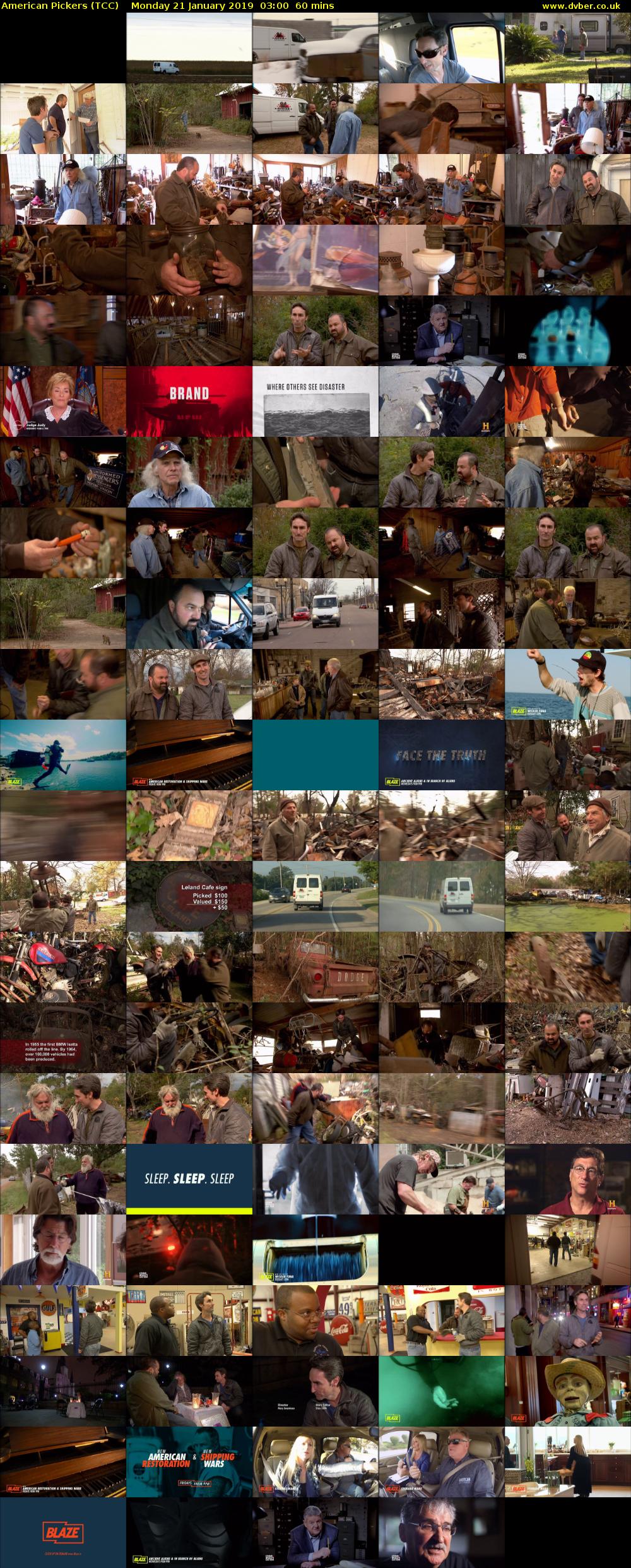 American Pickers (TCC) Monday 21 January 2019 03:00 - 04:00