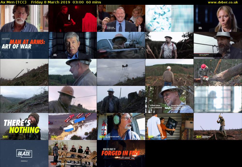 Ax Men (TCC) Friday 8 March 2019 03:00 - 04:00