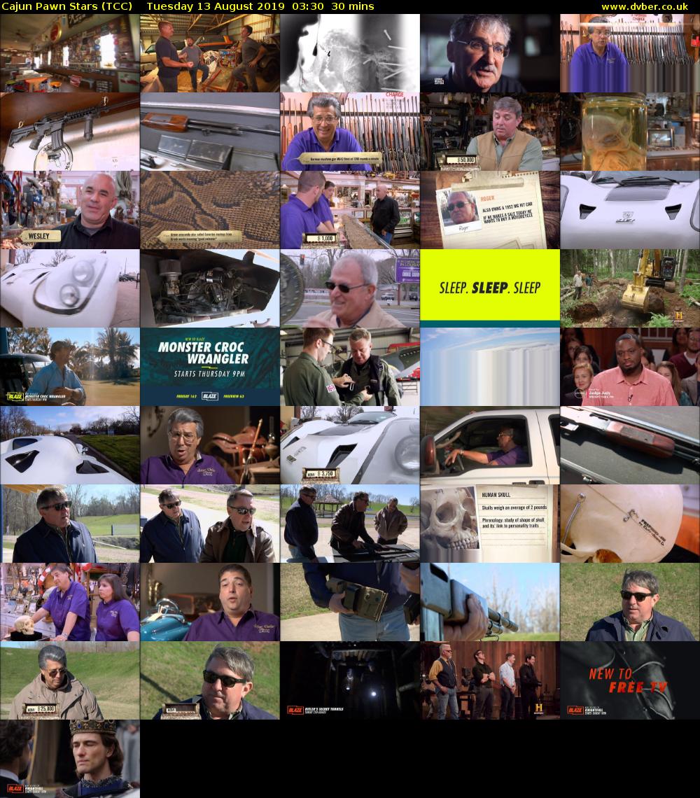 Cajun Pawn Stars (TCC) Tuesday 13 August 2019 03:30 - 04:00