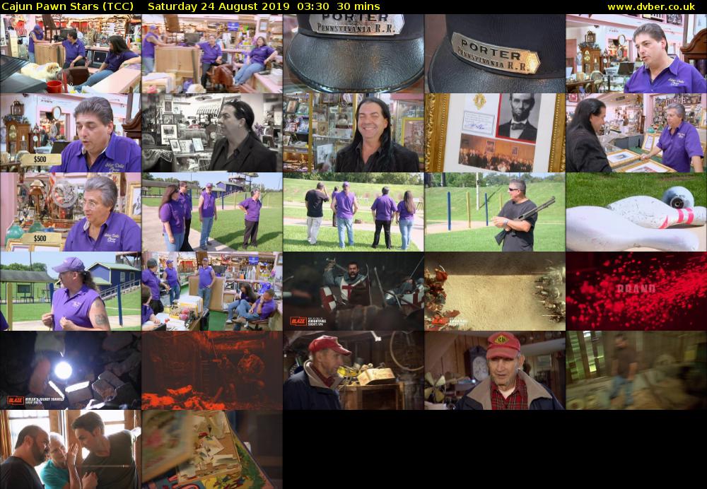 Cajun Pawn Stars (TCC) Saturday 24 August 2019 03:30 - 04:00
