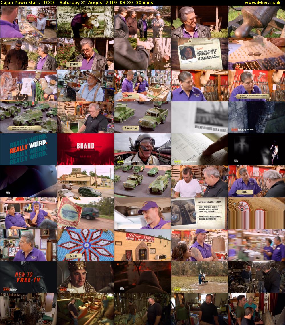 Cajun Pawn Stars (TCC) Saturday 31 August 2019 03:30 - 04:00
