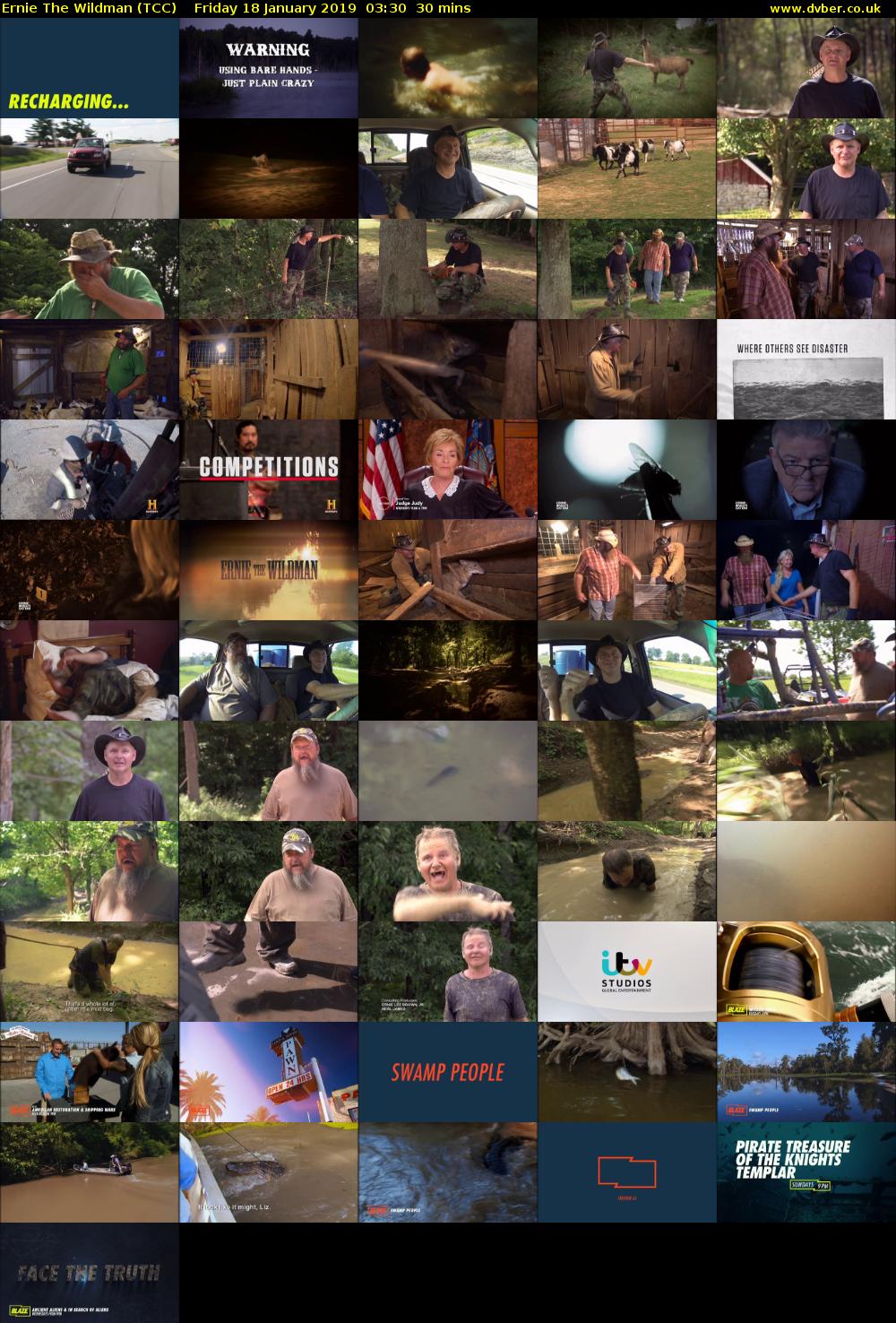 Ernie the Wildman (TCC) Friday 18 January 2019 03:30 - 04:00