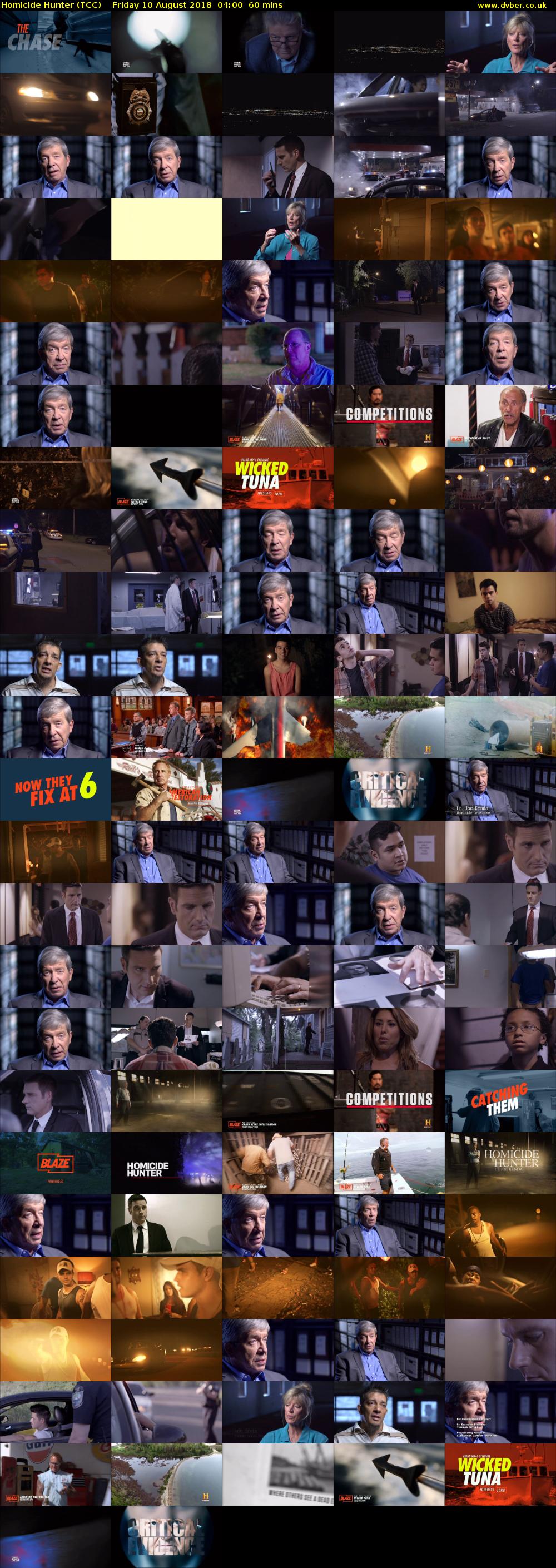 Homicide Hunter (TCC) Friday 10 August 2018 04:00 - 05:00