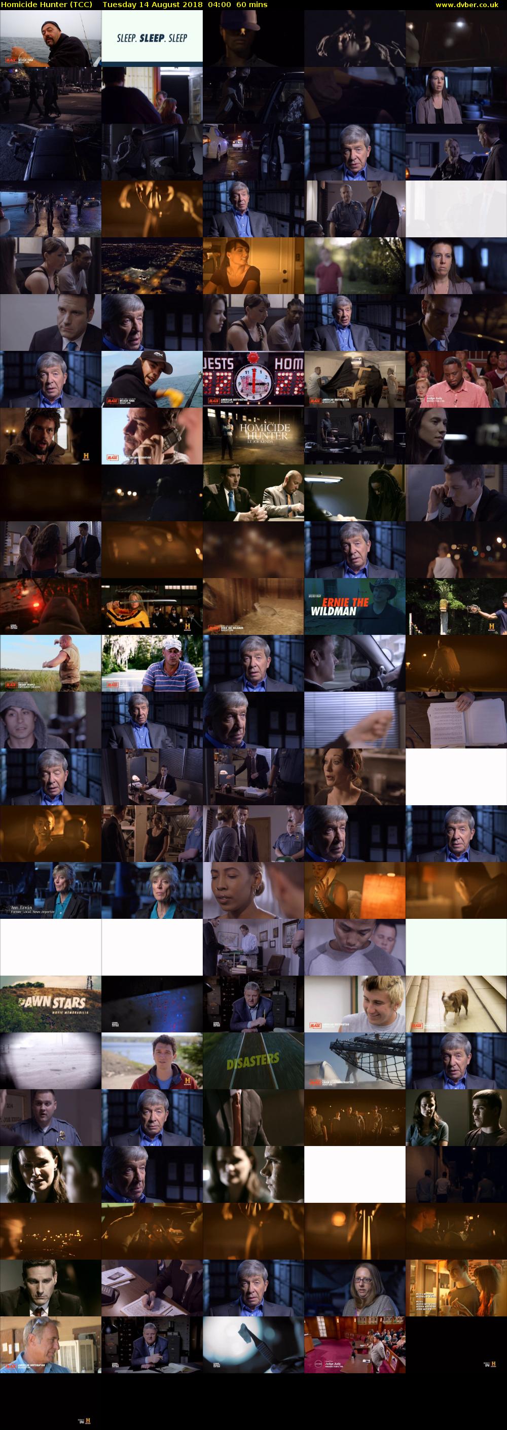 Homicide Hunter (TCC) Tuesday 14 August 2018 04:00 - 05:00