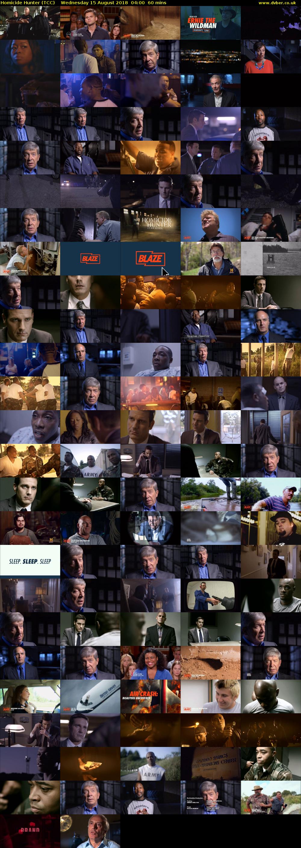 Homicide Hunter (TCC) Wednesday 15 August 2018 04:00 - 05:00