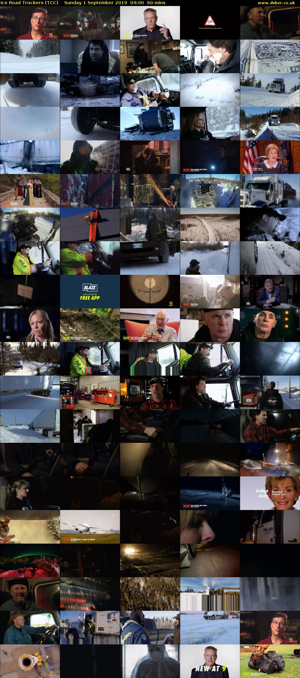 Ice Road Truckers (TCC) Sunday 1 September 2019 04:00 - 05:00