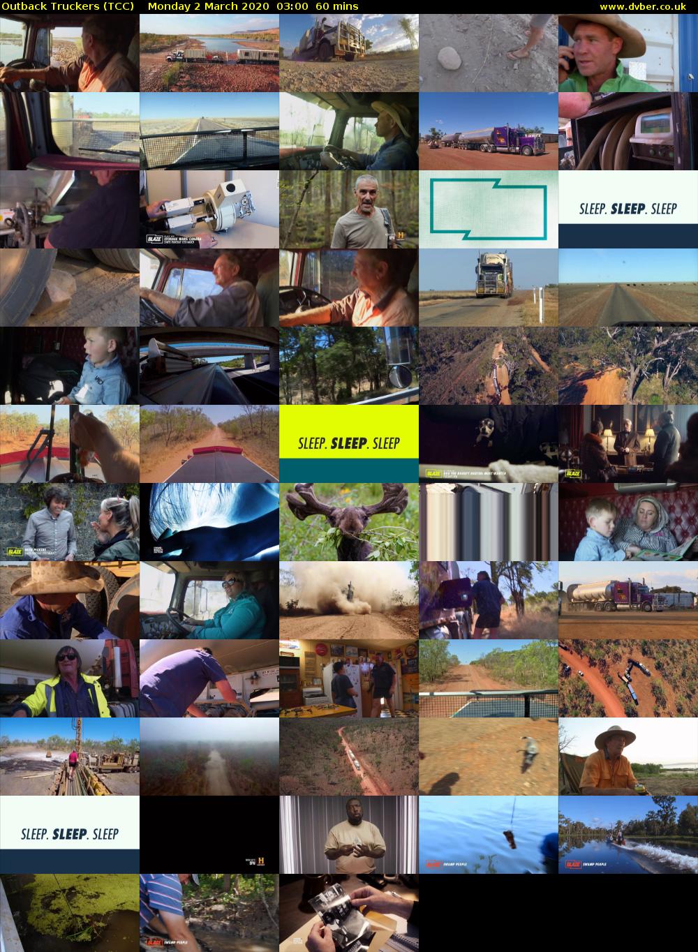 Outback Truckers (TCC) Monday 2 March 2020 03:00 - 04:00