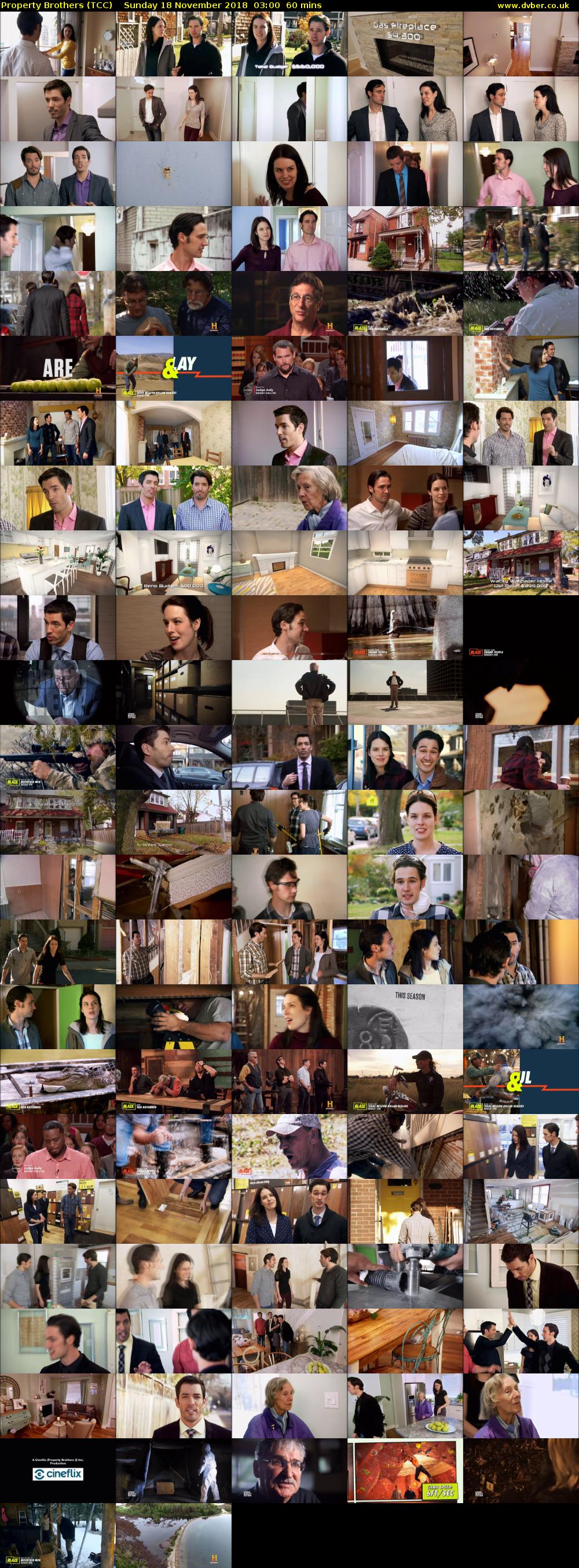 Property Brothers (TCC) Sunday 18 November 2018 03:00 - 04:00