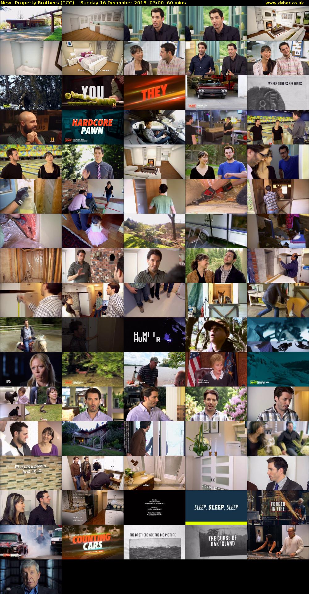 Property Brothers (TCC) Sunday 16 December 2018 03:00 - 04:00