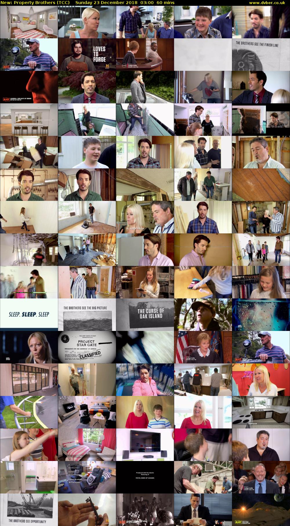 Property Brothers (TCC) Sunday 23 December 2018 03:00 - 04:00