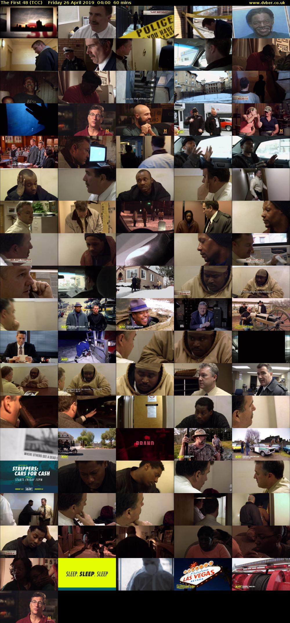 The First 48 (TCC) Friday 26 April 2019 04:00 - 05:00