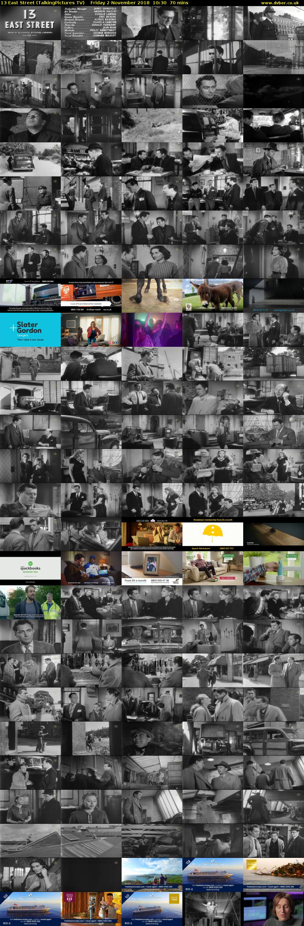 13 East Street (TalkingPictures TV) Friday 2 November 2018 10:30 - 11:40