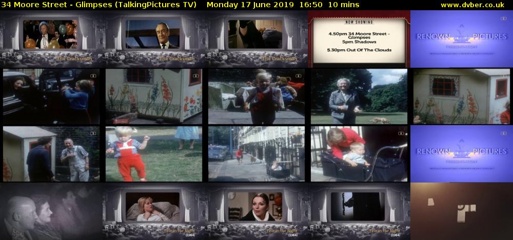 34 Moore Street - Glimpses (TalkingPictures TV) Monday 17 June 2019 16:50 - 17:00