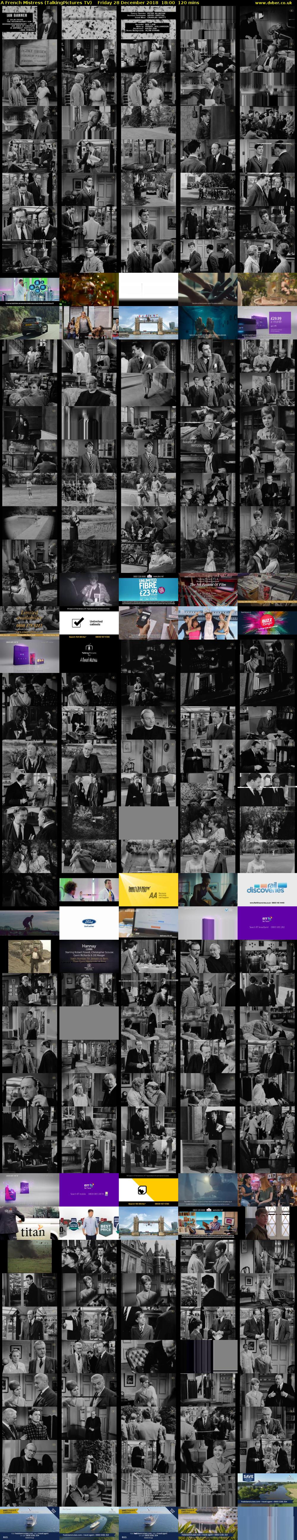 A French Mistress (TalkingPictures TV) Friday 28 December 2018 18:00 - 20:00